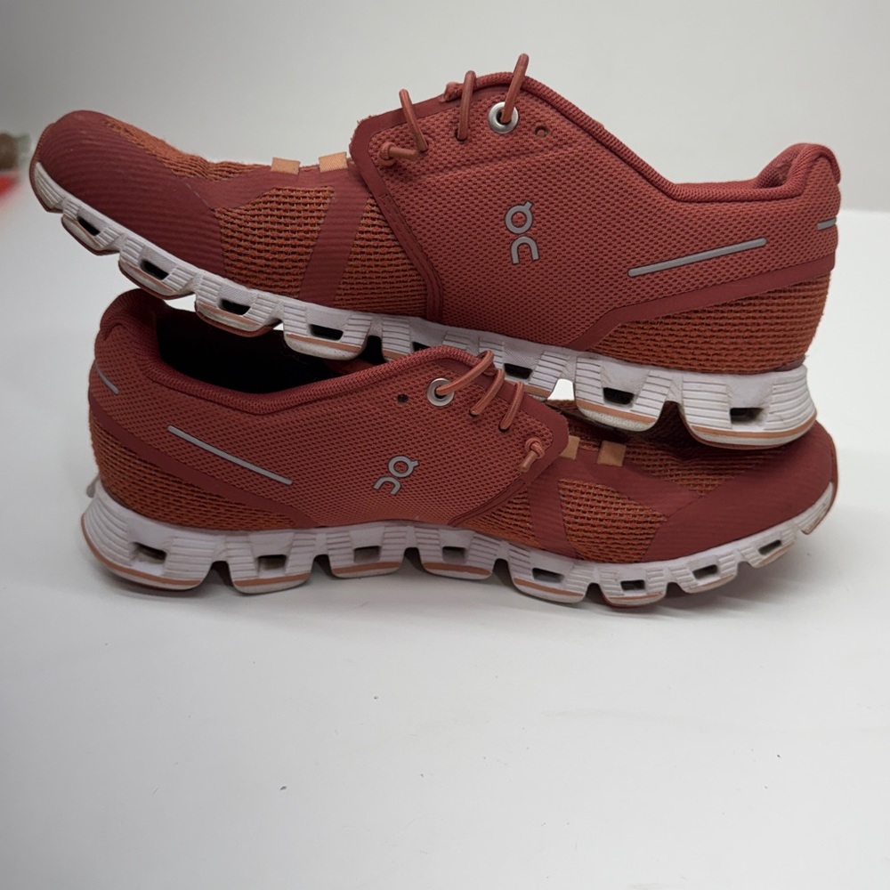 On Cloud 2 rust Orange 19.99506 womens sz 8 running shoes - Picture 8 of 11